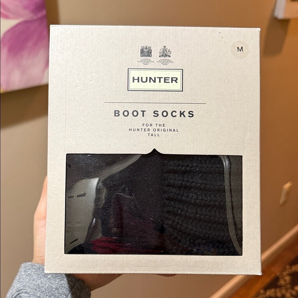 Hunter Black Boot Socks